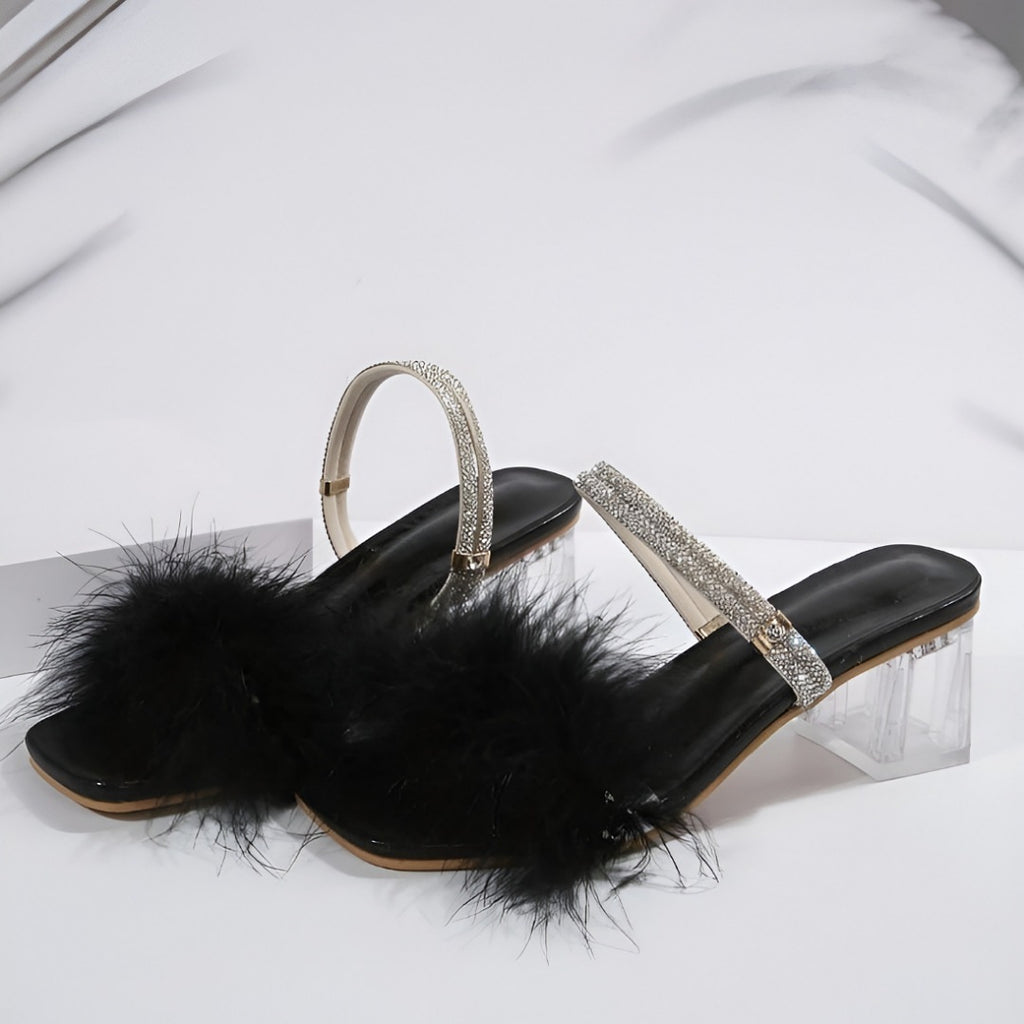 “Luxury Fairy Block Heels – Stylish & Comfortable.” ART 13