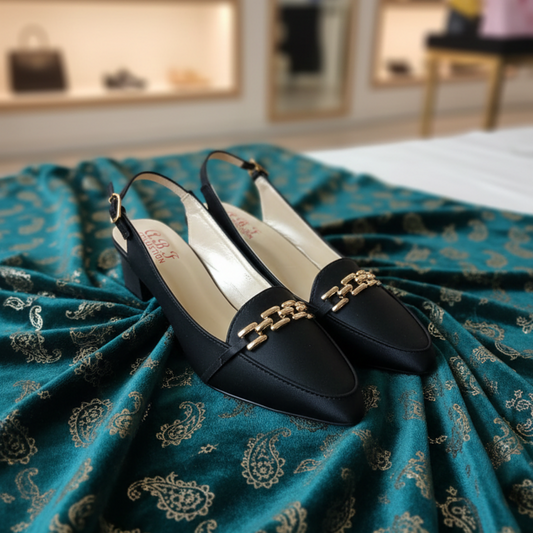 “Royal Chain Design Loafers – Multiple Colors” PUMPI 01